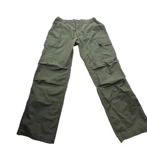 LAPG Core Cargo Mens 32x30 Tactical Pants Green Ripstop Work Utility Duty Pocket